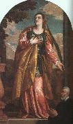 St Lucy and a Donor Paolo  Veronese